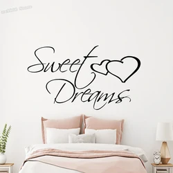Vinyl Wall Decals Sweet dreams inspirational quote Wall Sticker for Home Bedroom Decoration gift Vinyl transfer Decals A196