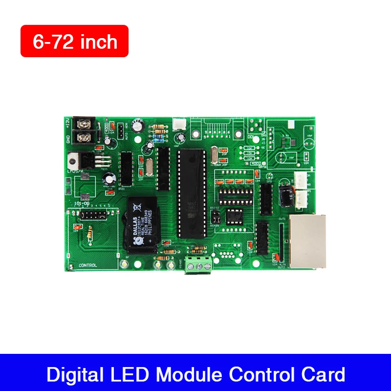 

Good Quality CPU GAS -NUM (Gas Sign) Control Card Control System RF / RF + RS232 / RF + TCP for LED Digital Module