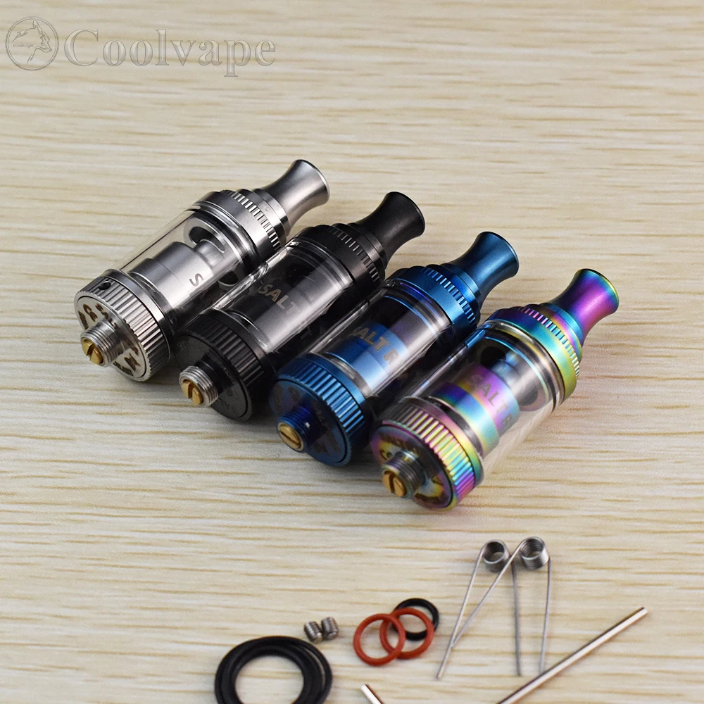 Vape เกลือ RTA Mtl Rta Atomizer 18มม.เส้นผ่านศูนย์กลาง2Ml/3.5Ml Single Coil การไหลของอากาศ Intake ปรับ E-Cigarette 510 Thread Tank