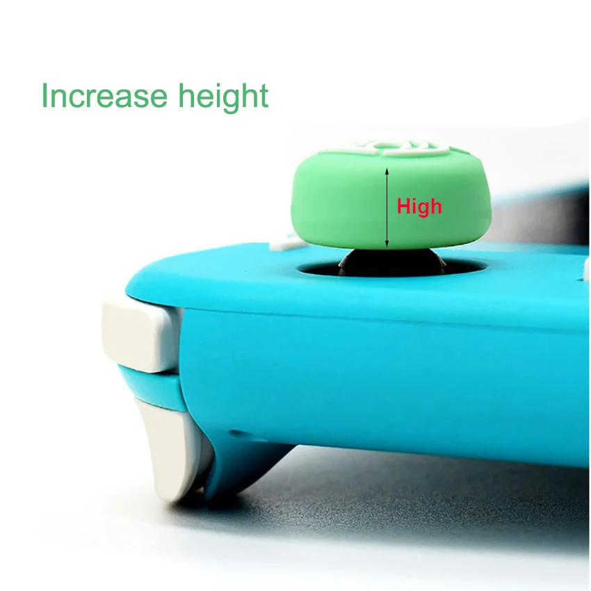 JCD 2Pcs Animal Crossing Analog ซิลิโคน Thumb Grip สำหรับ Nintend Switch NS Lite Joy Con คอนโทรลเลอร์ JoyCon จอยสติ๊ก