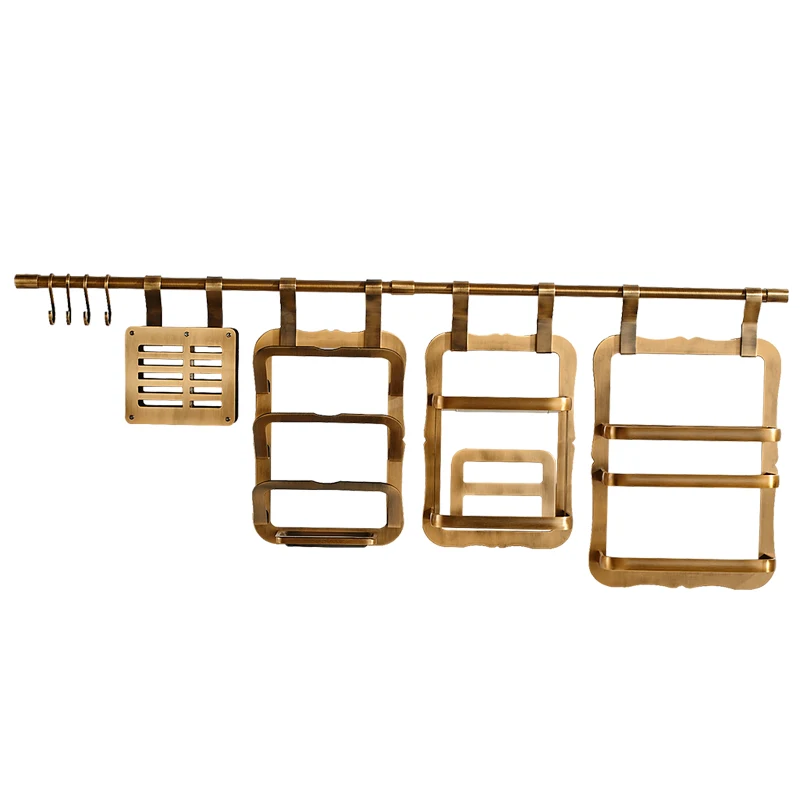 Multi-Purpose Kitchen Wall Pot Rack with Hooks, Wall Mounted Storage Shelf Organizer for Kitchen Cookware, Utensils, Bowl, Dish