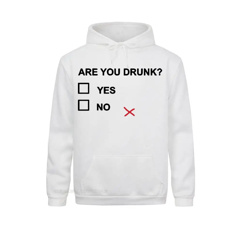 

Drink Beer Graphic Sportswear Are You Drunk Yes No Premium Cotton Casual Sweatshirt Fall Anime Loose Tops Harajuku Hoodies Men