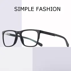 TR-90 Glasses Frame Full Rim Rectangular Eyewear with Spring Hinges Anti-Blue Ray Optical Spectacles Unisex New Arrival
