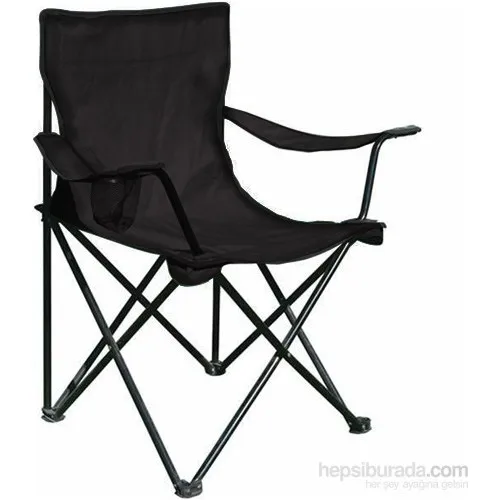 Joystar Black Folding Camping Beach and Fishing Chair