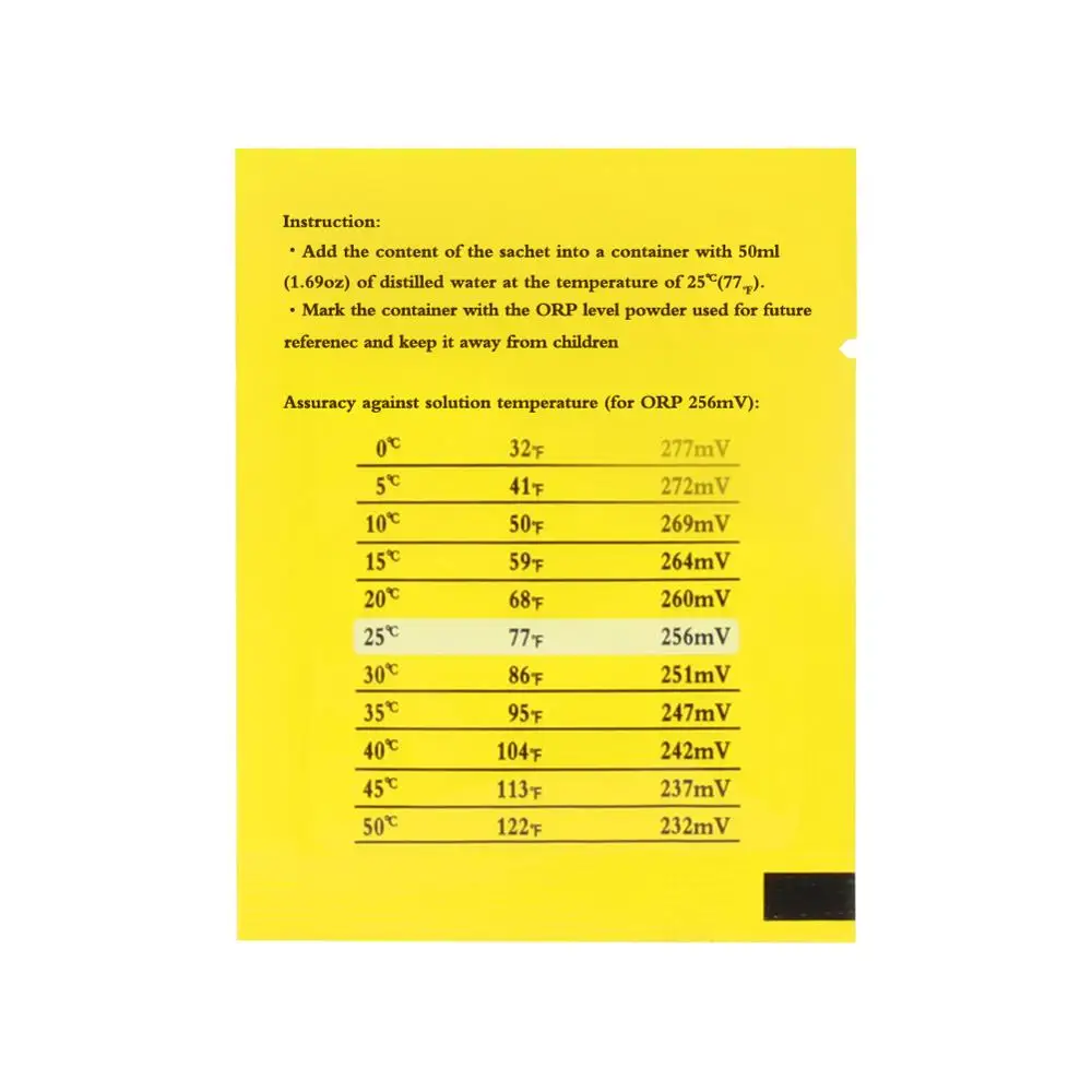 ORP PH Calibration Powder, Buffer Powder PH4.01 6.86 7.00 9.18 10.01 256mv Tester Calibration Solution, 5/10/30 Pcs