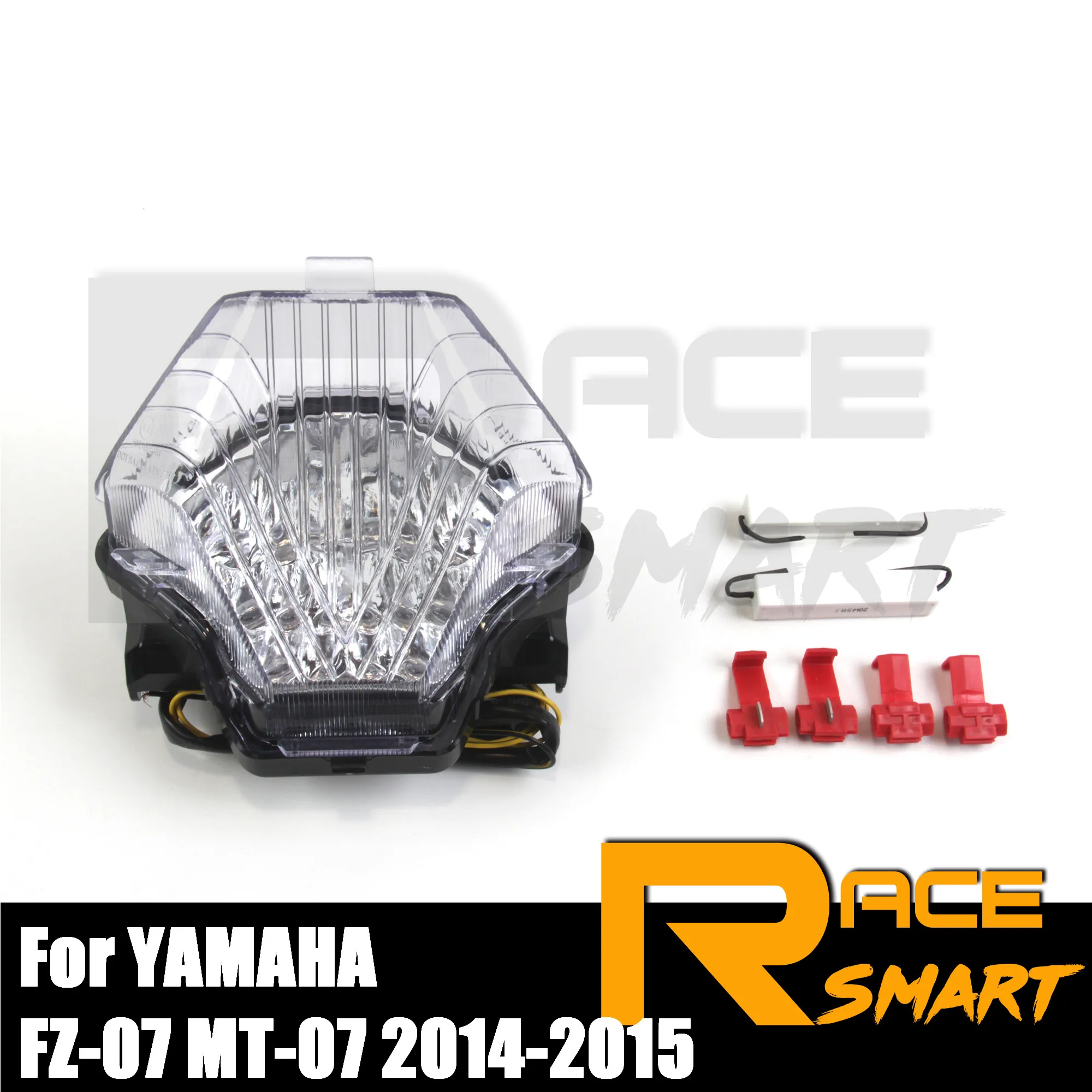 1 Set For YAMAHA MT07 FZ07 2014 2015 Motorcycle LED Turn Signals Brake Tail Light Taillight MT-07 FZ-07 MT FZ 07 14 15 Smoke New