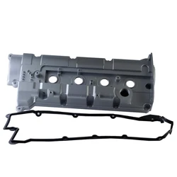 2241023762 Aluminum Alloy Engine Cylinder Head Valve Cover & Gasket for 02-04 Hyundai Elantra Tiburon 2.0L 22410-23762