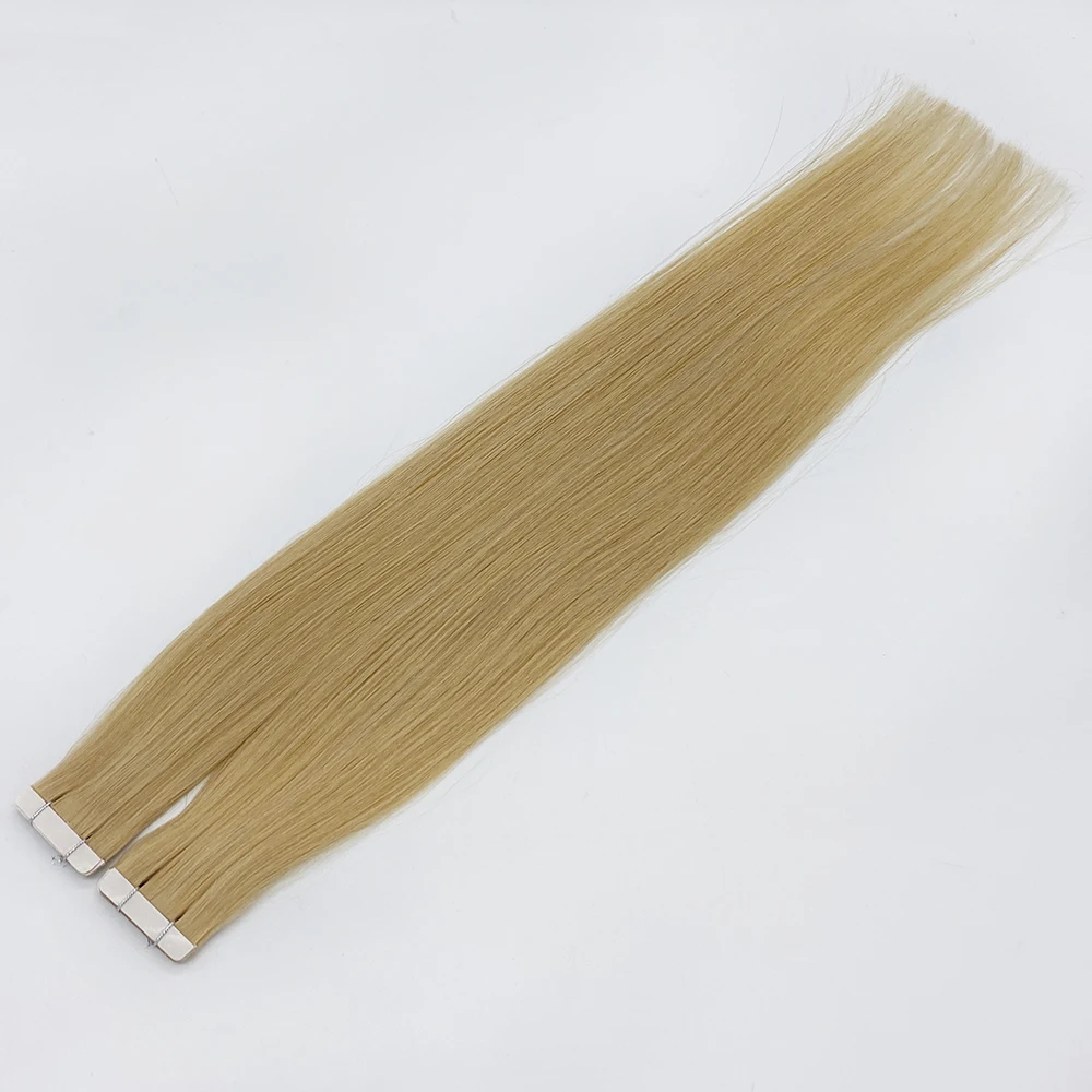 bluelucky-hot-selling-golded-blond-color-brazilian-remy-human-hair-tape-in-extensions-straight-25g-piece