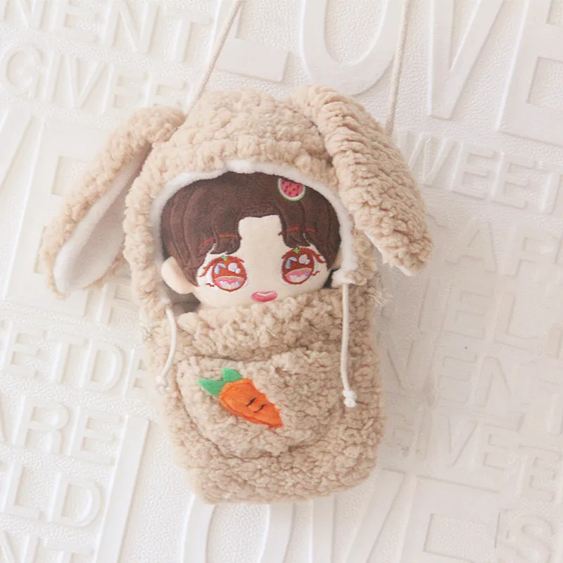 20cm Idol Dolls outgoing packets Accessories Plush Doll's Clothing Satchel Bag Stuffed Toy Dolls for Korea Kpop EXO Dolls