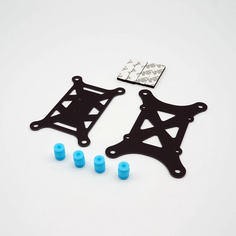 Accesorios de modelo de avión de dron Tarot rc, amortiguador de Control de vuelo de fibra de vidrio, placa de absorción de impacto para Apm 2,8 Pixhawk Naza Lite