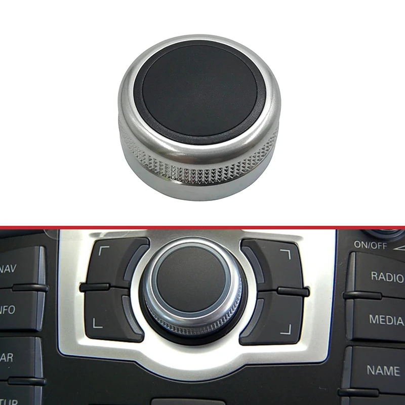 4F0919069 for Audi A6 C6 2005-2008 Car Multimedia Knob Cover Switch Volume Knob Button 4F0 919 069