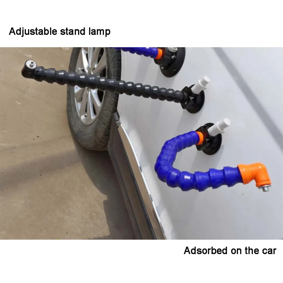 PDR King – Kit de débosselage sans peinture, ventouse de 3 pouces avec support de tuyau en col de cygne réglable à 360 degrés