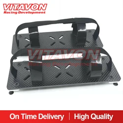 VITAVON Alu Stand & Carbon Fiber Battery Tray & Straps Set for LOSI DBXL E2.0