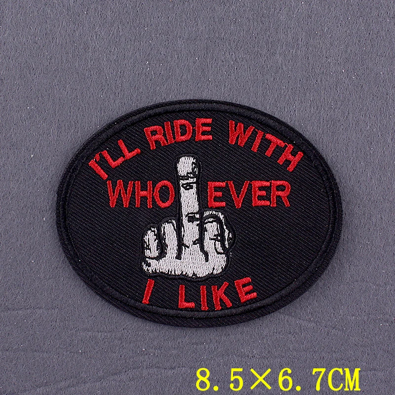 Iron On Patch Punk Biker Patches For Clothing Thermoadhesive Patches On jacket DIY Gorilla Stripes On Clothes Stripes Accessory