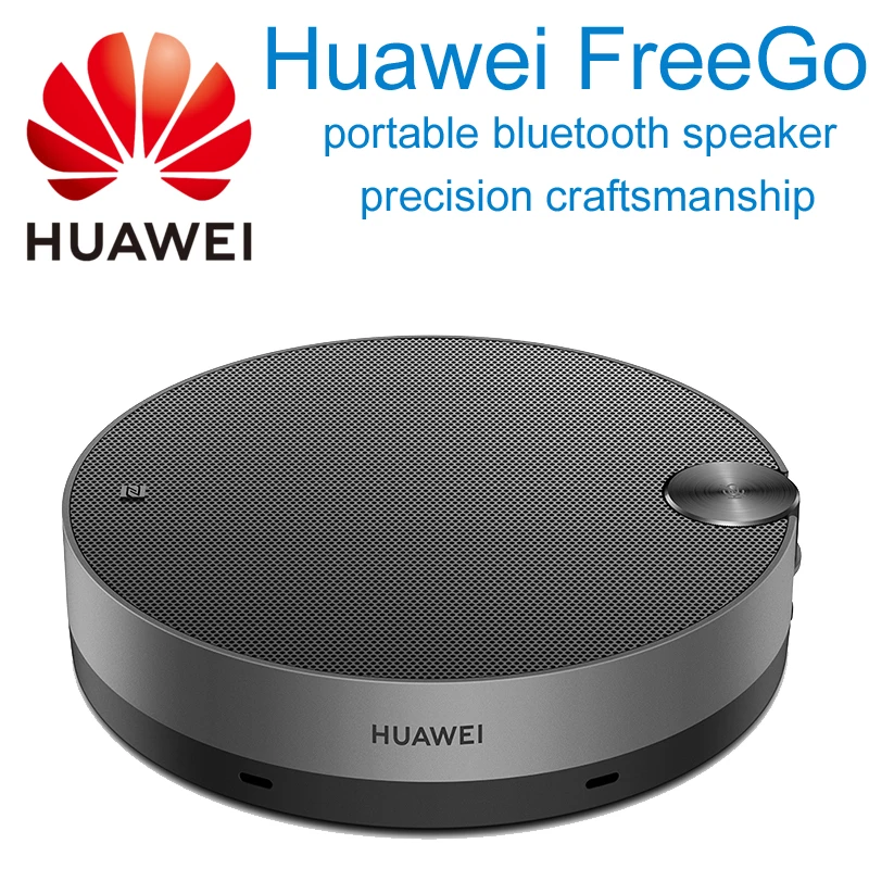 Высокое качество звука HUAWEI FreeGo портативный Bluetooth динамик 2 колонки 360 ° вызов пикап Plug and Play совместное сопряжение с телефоном