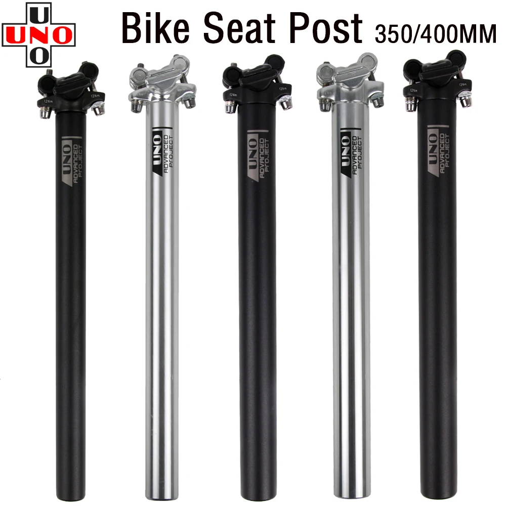UNO Ultralekka sztyca rowerowa Aluminiowa sztyca rowerowa MTB Szosa Rower górski Sztyca podsiodłowa Rura podsiodłowa 25,4/27,2/28,6/30,9/31,6 * 350/400 mm Rower