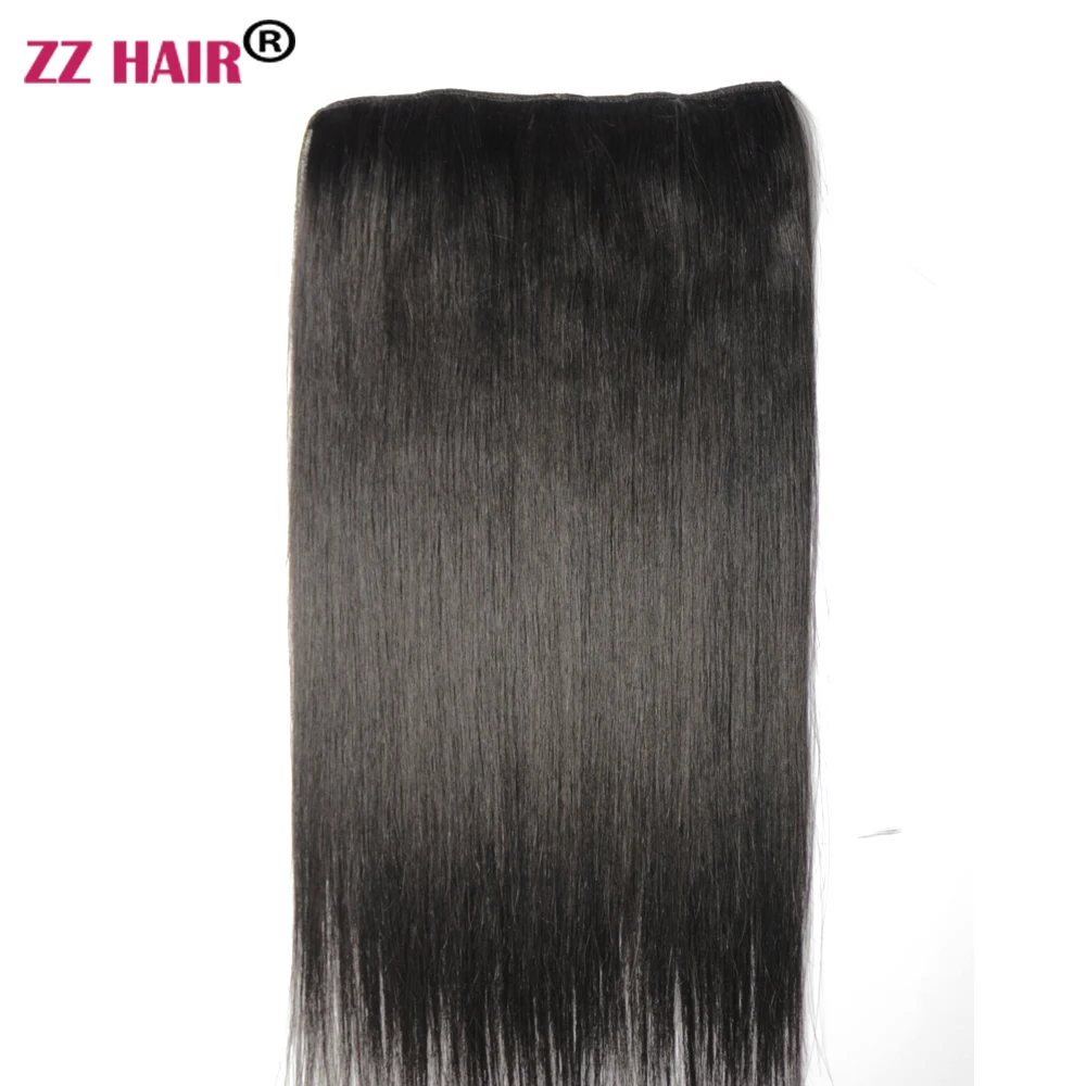 ZZHAIR-البرازيلي الإنسان ريمي الشعر ، لا الدانتيل ، الطبيعية على التوالي ، 100g-200g ، 5 مقاطع في قطعة واحدة ، 16 "-24" ، 1 قطعة مجموعة