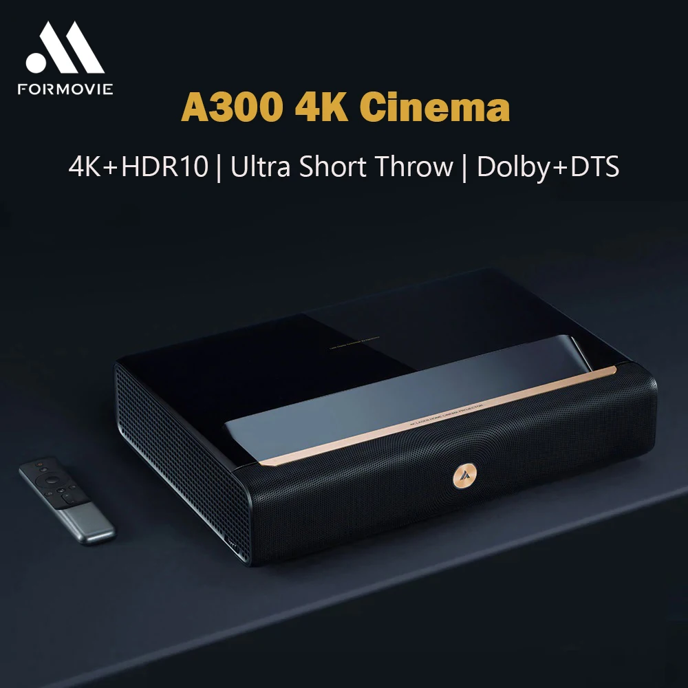 

Fengmi для фильма A300 4K, проектор, ультракороткие лазерные проекторы, ALPD TV, домашний кинотеатр, поддержка 3D, оригинальный контраст 4000:1