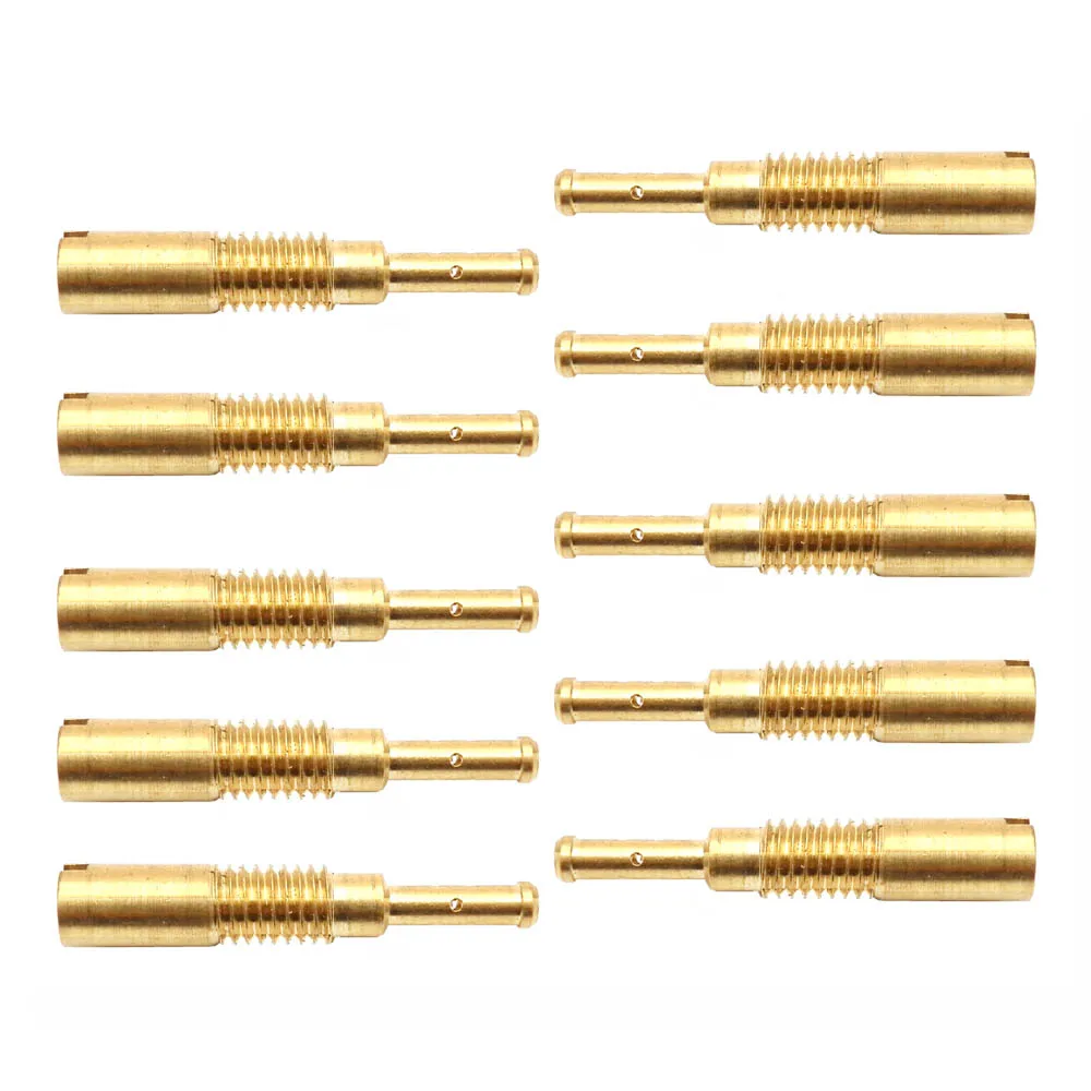 Set von 10 stücke Pilot Jet M5 5mm Langsam Idle Jet M5x 0,8mm Gewinde für KEIHIN PZ19 Vergaser injektor Düse