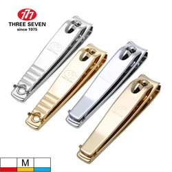 THREE SEVEN 1Pc Medium-size Nail Clippers Trimmers 14K Gold-plated H-Carbon Steel Hands Care Professional Nail Tools