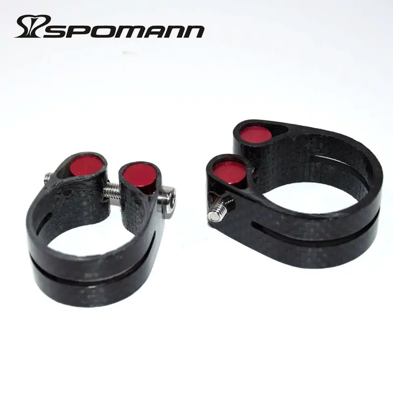 Newest Mountain Road bike full carbon seatpost clamp carbon bicycle seatpost clamp MTB bike carbon seat clamp parts