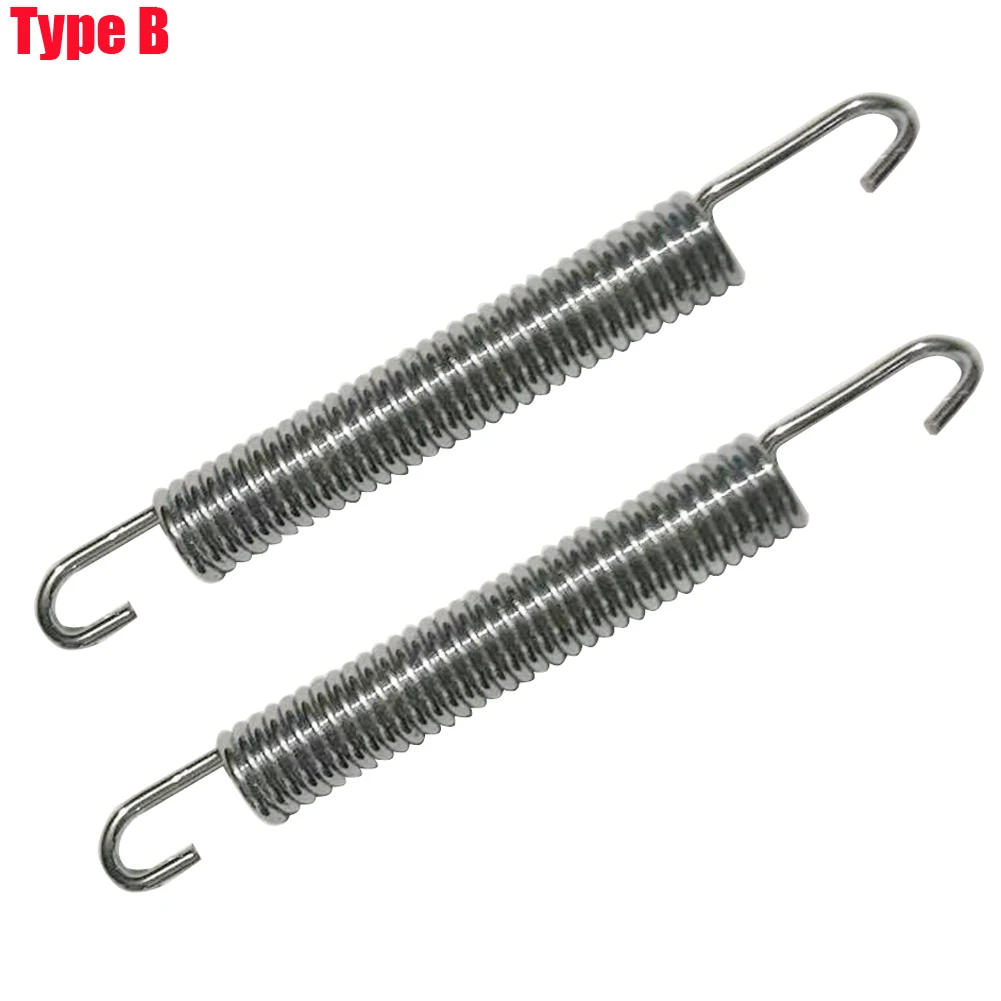 Motorcycle Stainless Steel Spring Hooks Hooking Engine Accessories Motorcycle modified exhaust spring pull reed