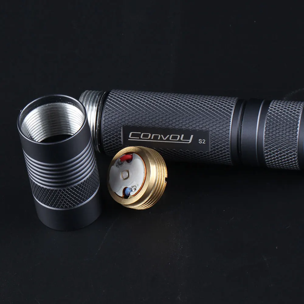 Convoy S2 UV 365nm Linterna Led UV Flashlight One Mode 100% Zwb2 filter installed Grey 5W Torch Flash Light Latarka