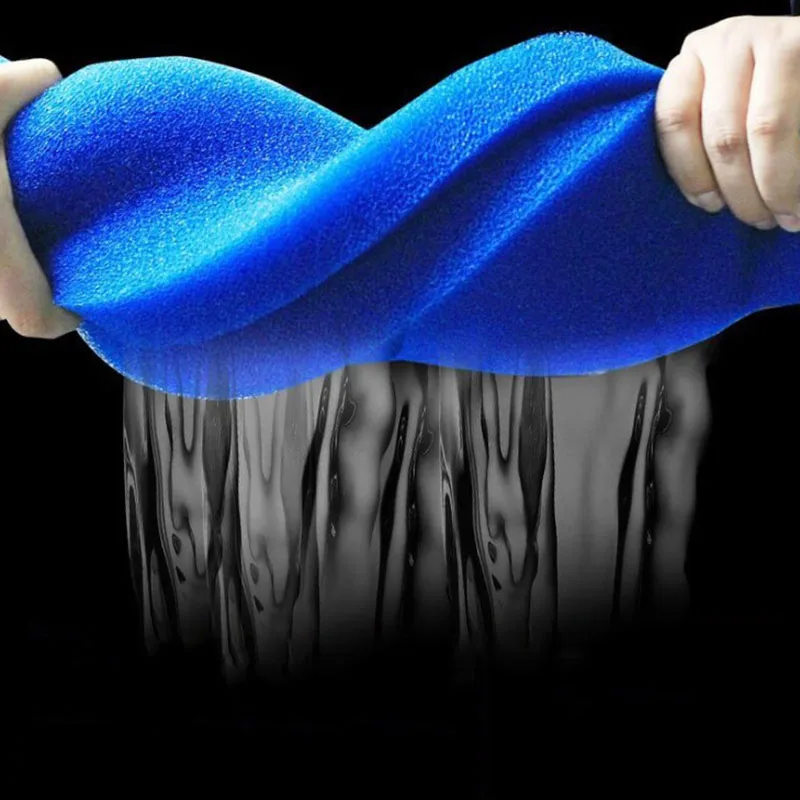 30cmx50cmx4cm Black Blue Filtration Foam Aquarium Fish Tank Biochemical Filter Sponge Pad Skimmer Sponge Supply Tank