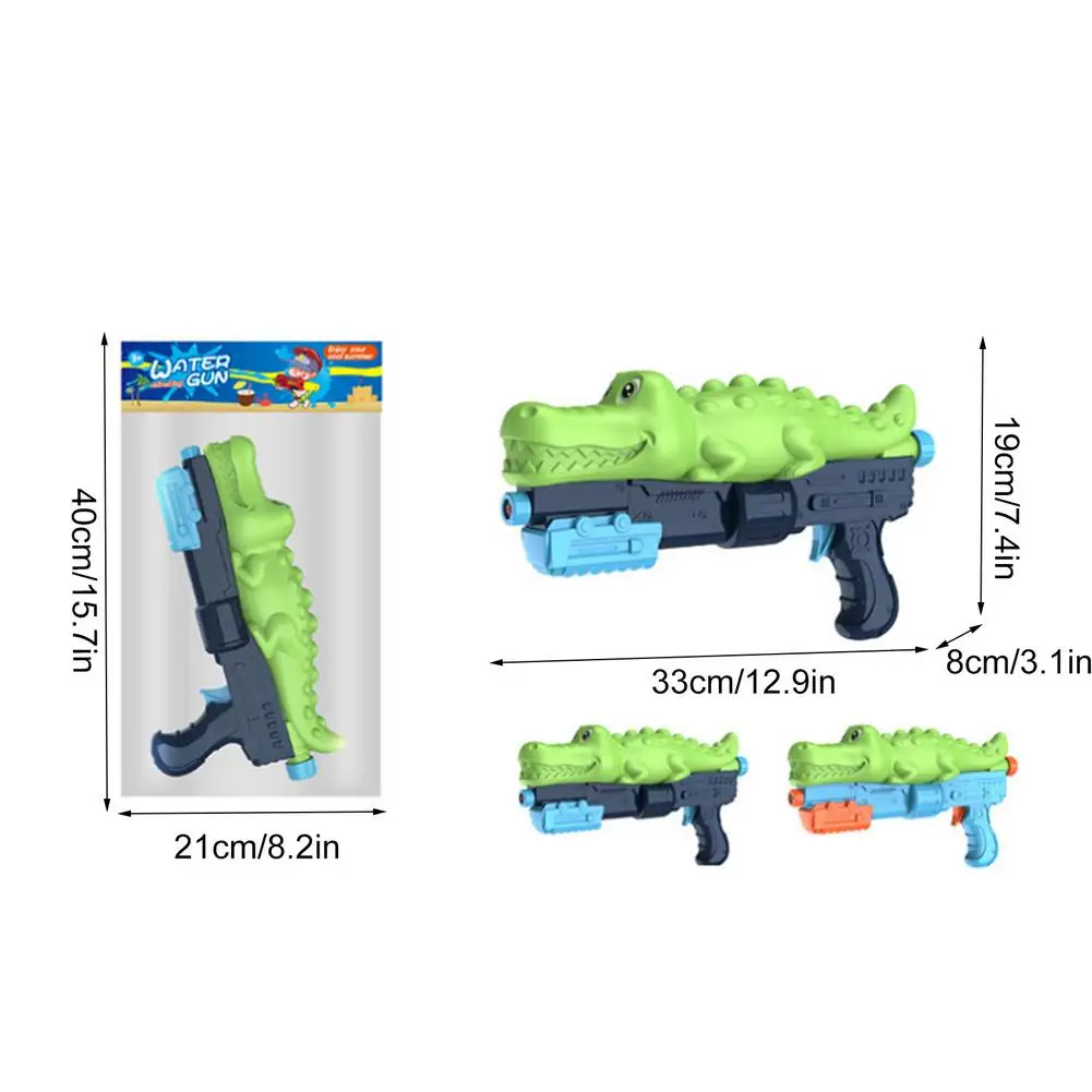 Water Shooting Toy Soaker Shark Dinosaur Shape Water Spraying Toy Summer Beach Toys Children Outdoor Fun Interactive Toy Gift