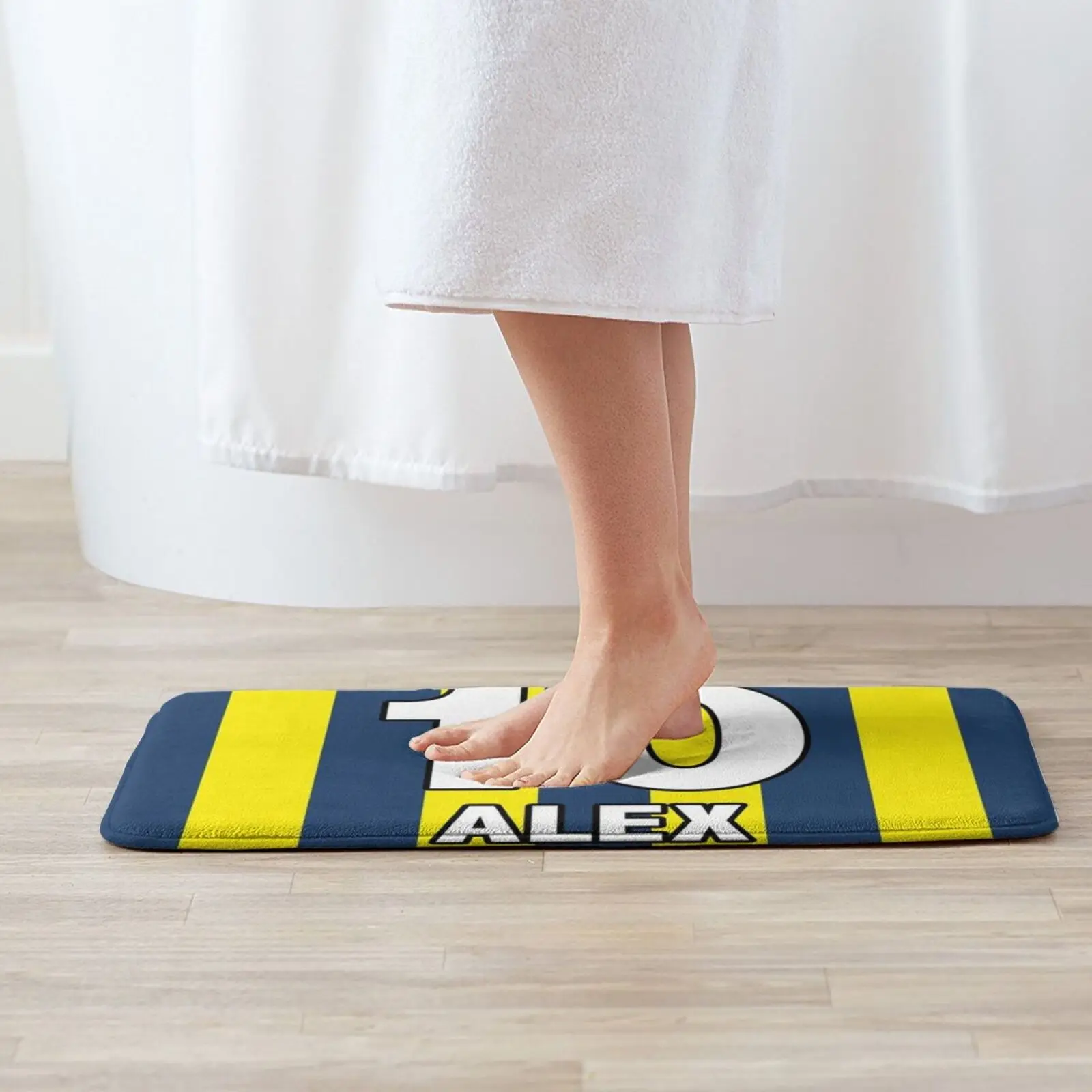 Alex De Souza 10 Fenerbahce Carpet Mat Rug Cushion Soft Non-Slip Fenerbahce 1907 Fenerbahce Sk Fenerbahce Fener Fb