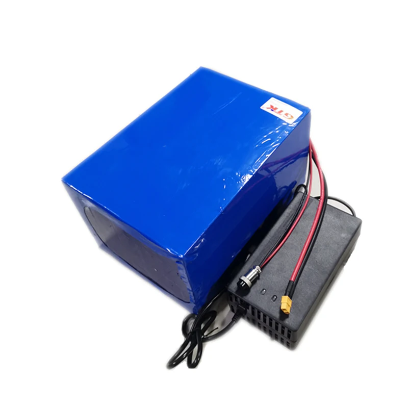 GTK 72V 40Ah Lifepo4 Lithium battery BMS 24S for 3000W 5000W 6000W electric motorcycle scooter Ebike balance car EV + 5A charger