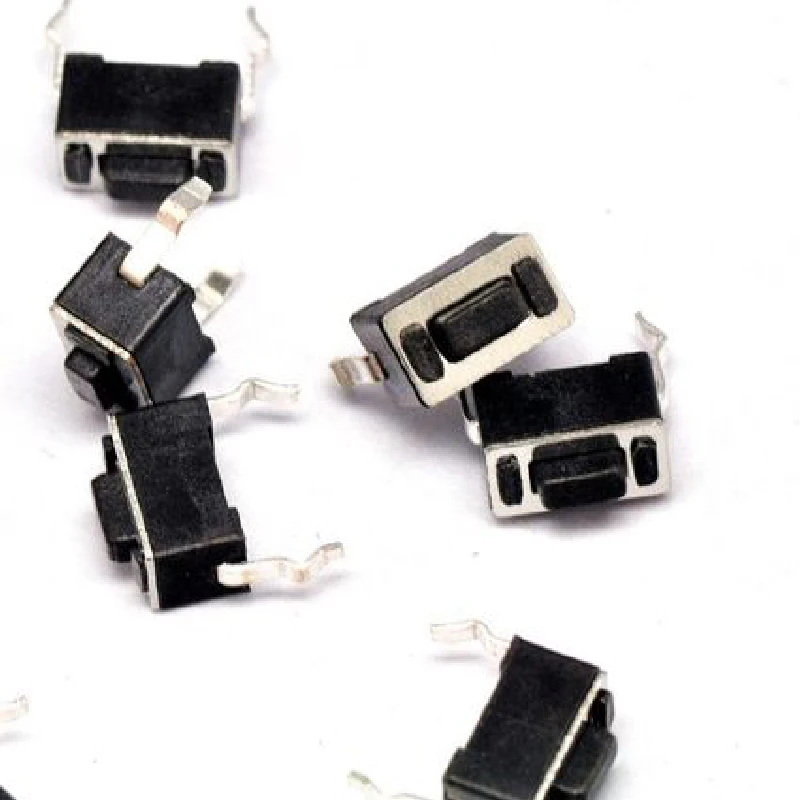 20pcs/lot 3*6*4.3mm Micro Switch White Button Tactile Tact Push Switch Reset button 2pin SMD 3x6x4.3mm