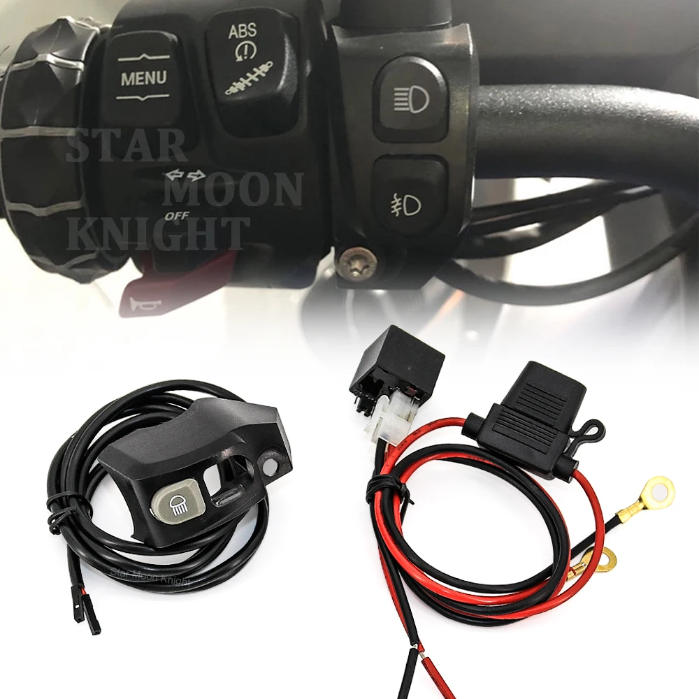 For BMW F850GS F 850 GS ADV R1200GS R 1200 GS Adventure R1250GS GS 1250 ADV Handle Expand Fog Light Switch Control Smart Relay