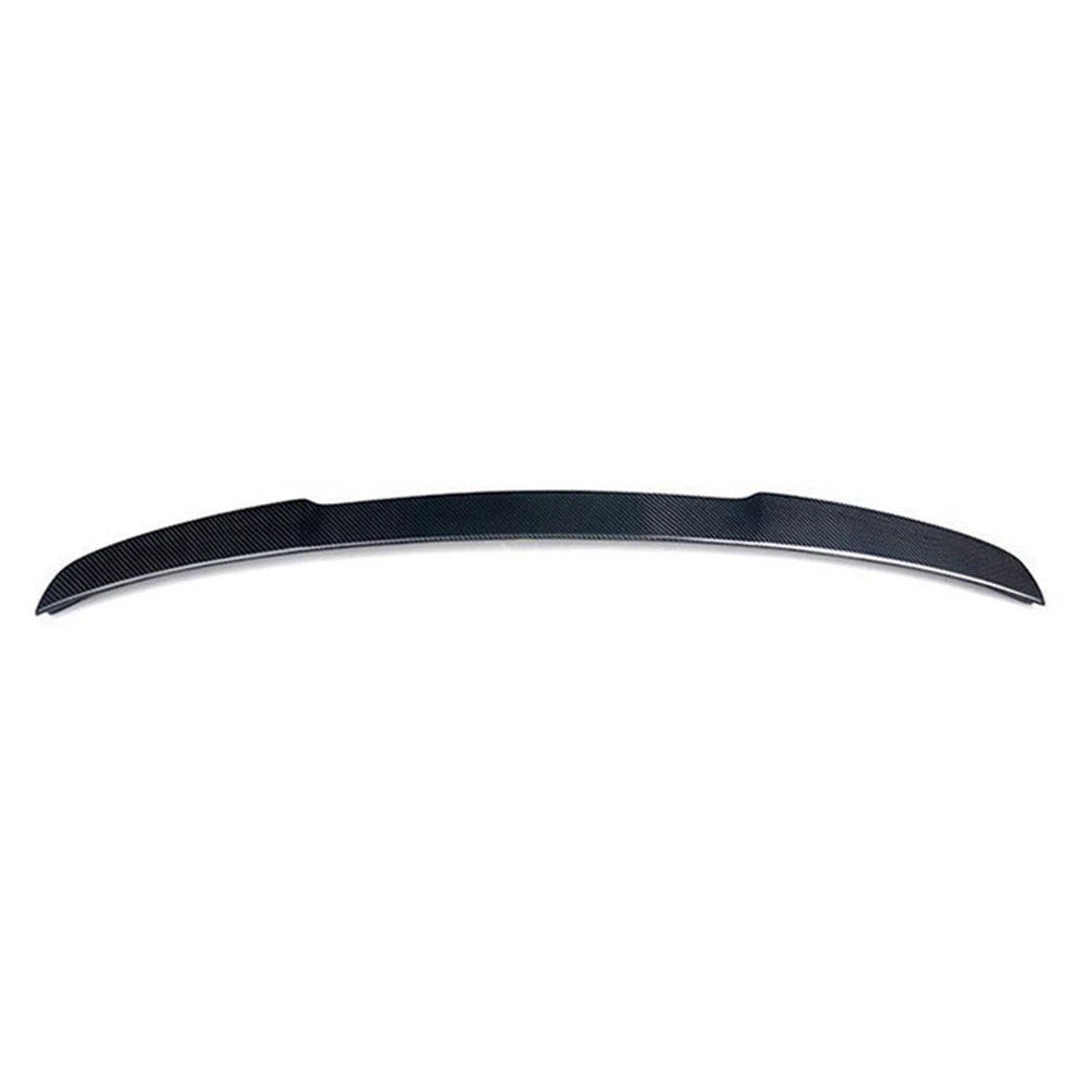 Small V-Type Real Carbon Fiber Rear Wing Back Spoiler For Audi A3 S3 RS3 2014 Up Car Body Modification Kit