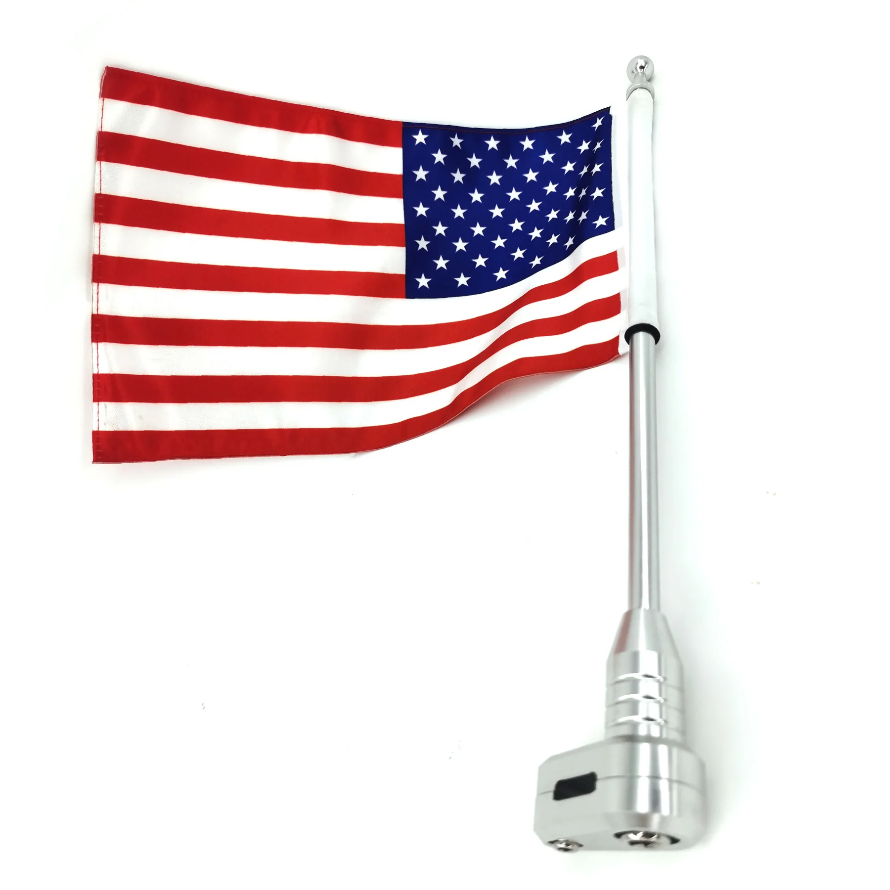 Luggage Rack Flag Pole USA Flag for Honda Goldwing GL1800 1500 1200 2001-2011