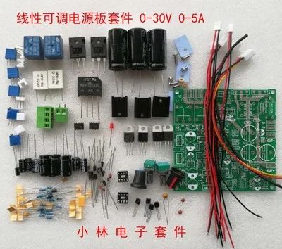 Adjustable power supply 0-30V 0-5A learning experiment power board stabilized constant current power board kit