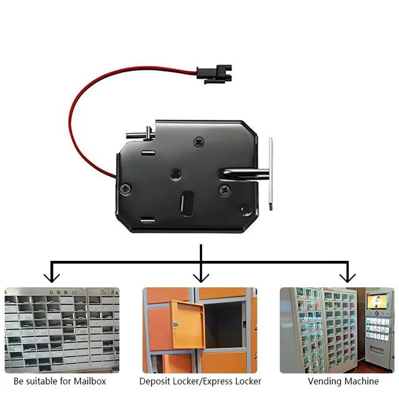 KINJOIN High Quality DC12V Electromagnetic Lock Cabinet Electronic Lock, File Cabinet Intelligent Lock, Intelligent Cabinet Lock