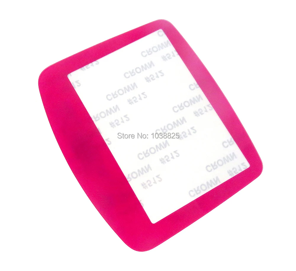 Lentille en plastique multicolore pour lentille d'écran GBA pour protecteur d'objectif couleur Gameboy Advance avec adhésif