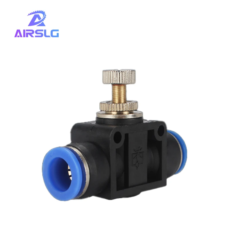 

Pneumatic Airflow Regulator PSA10 SA12 10 12mm OD Hose Tube Gas Flow Adjust Valve Connector Fitting Air Speed Control pipe valve