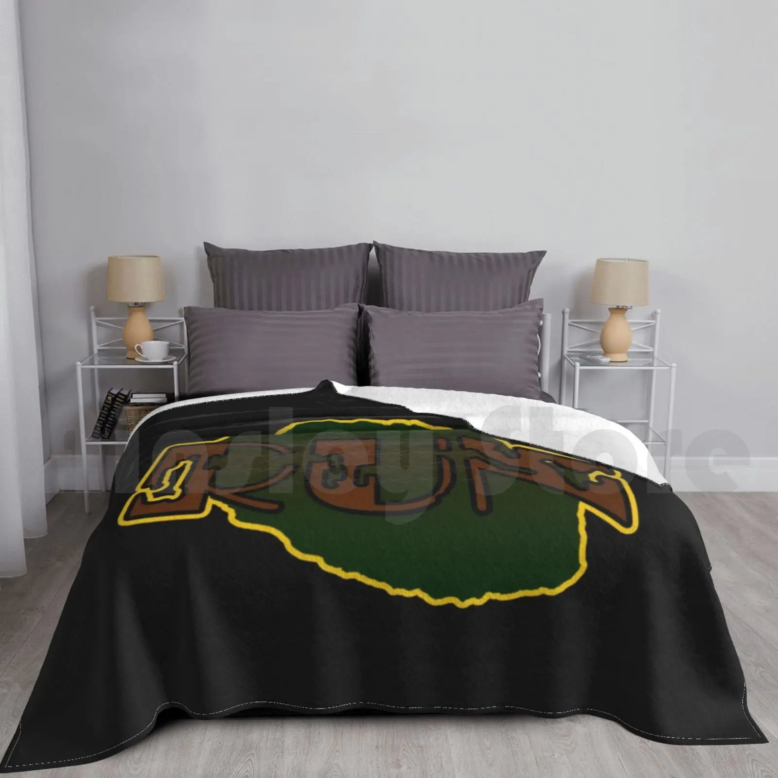 

Run ( Inspire From Reunion Island ) Blanket Fashion Custom Meeting 974 Run Brown And Green Brown Green