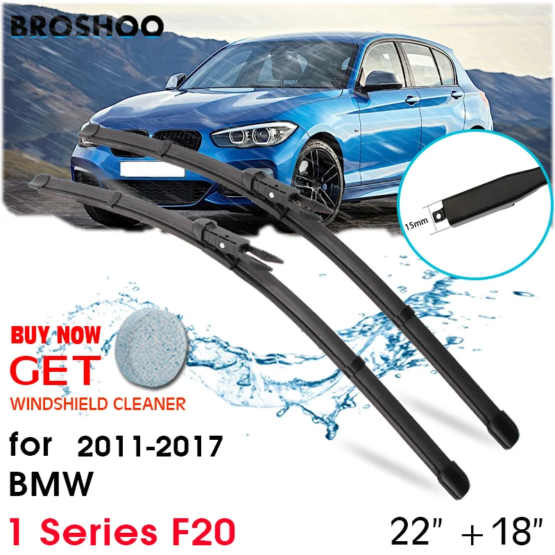 

Car Wiper Blade Front Window Windscreen Windshield Wipers Blades Auto Accessories For BMW 1 Series F20 22"+18" 2011-2017