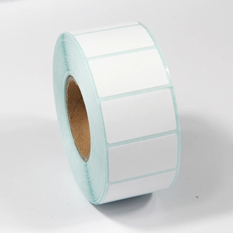 15 25 35 45 55 65 75mm White Direct Print Thermal Paper Self-adhesive Label Stickers