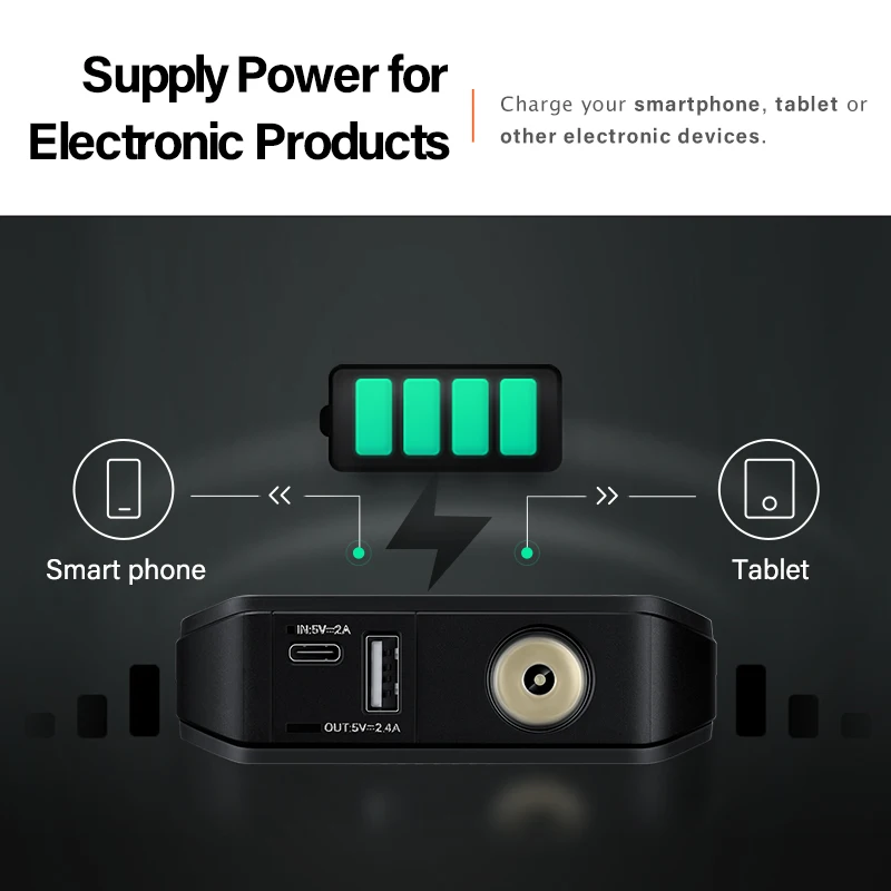 70mai الانتقال كاتب ماكس 18000mah 1000A سيارة الانتقال كاتب قوة البنك سيارة 8.0L السيارات المغفل سيارة الطوارئ الداعم 70mai PS06