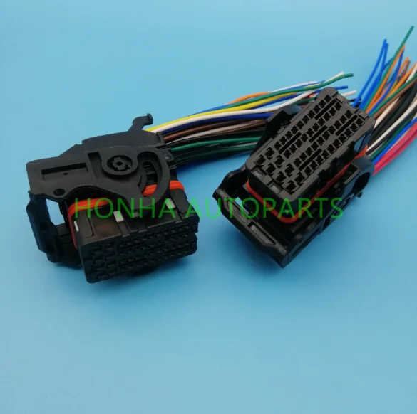 

ECU female 48 pin for5007620481automotive central contral system wire harness Connectors sets kits 643201311 with crimp terminal