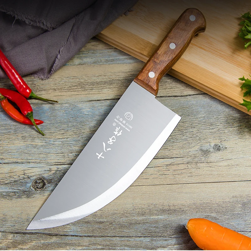 

Free Shipping Liang Da Kitchen Multi-purpose Cutter Pork Knife Slaughter Butcher Cleaver Knife Chinese Style Chef Cutlass Knives