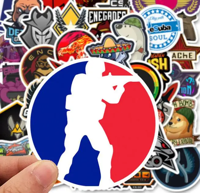 10/30/50pcs Classic Shooting Game Counter-strike Graffiti Stickers Passionate Battle Waterproof Skateboard Travel Suitcase