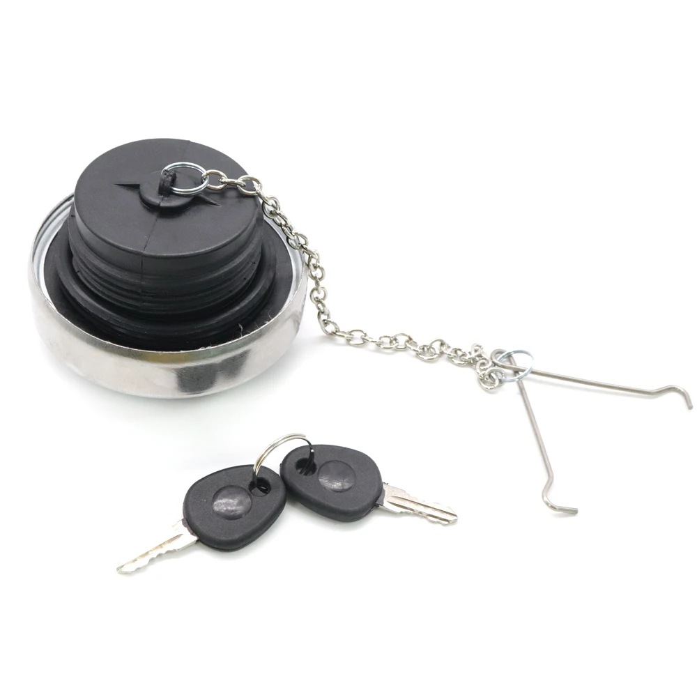 XUAN Locking Fuel Tank Filler Gas Cap Covers with Keys 2993923 2294798 For Scania Truck Automobiles Exterior Parts