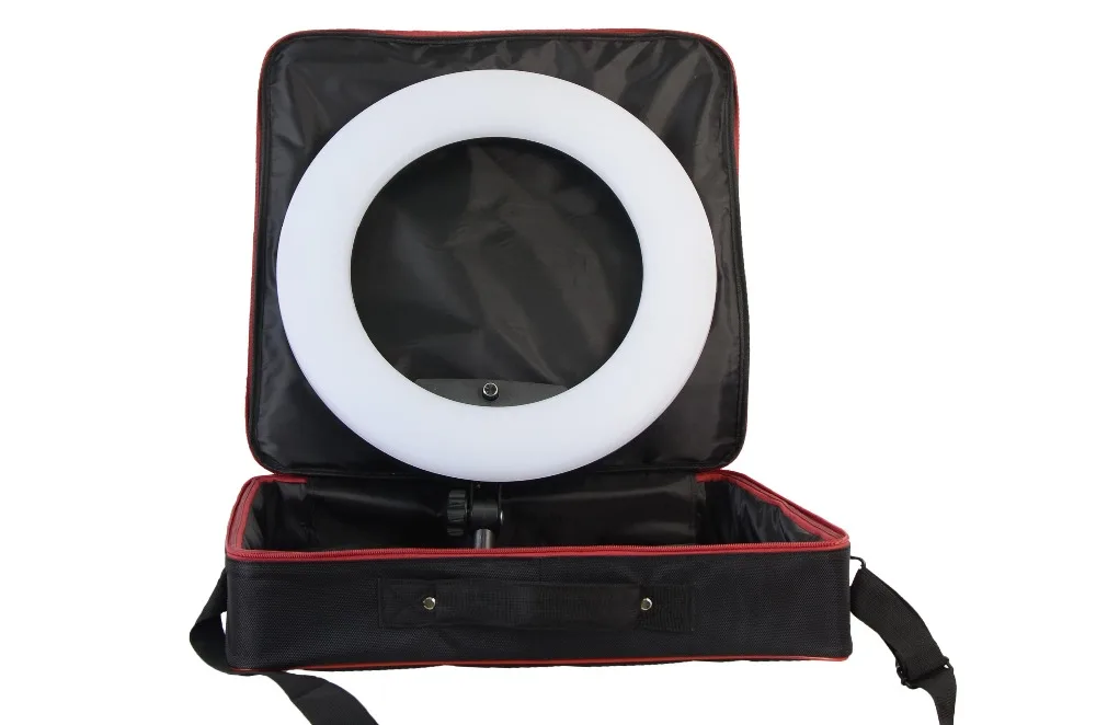 Original Yidoblo Black FS-480II make up LED Ring Light LED Ring Lamp+ 2M Light standing+ Bag + Battery