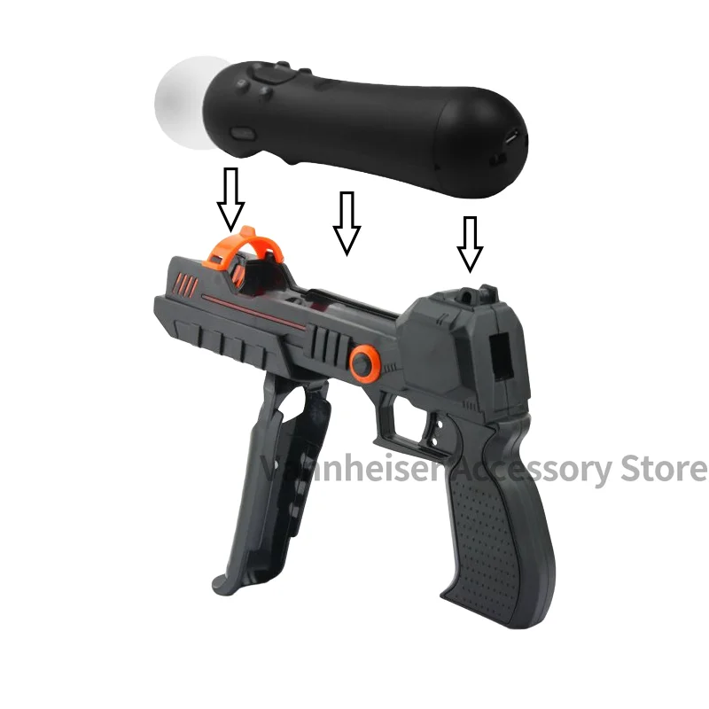 새로운 PSVR 컨트롤러 정밀 샷 권총 PS3 이동 모션 컨트롤러 Sony PS3/PS4 PRO Gun-butt 게임 슈팅 액세서리