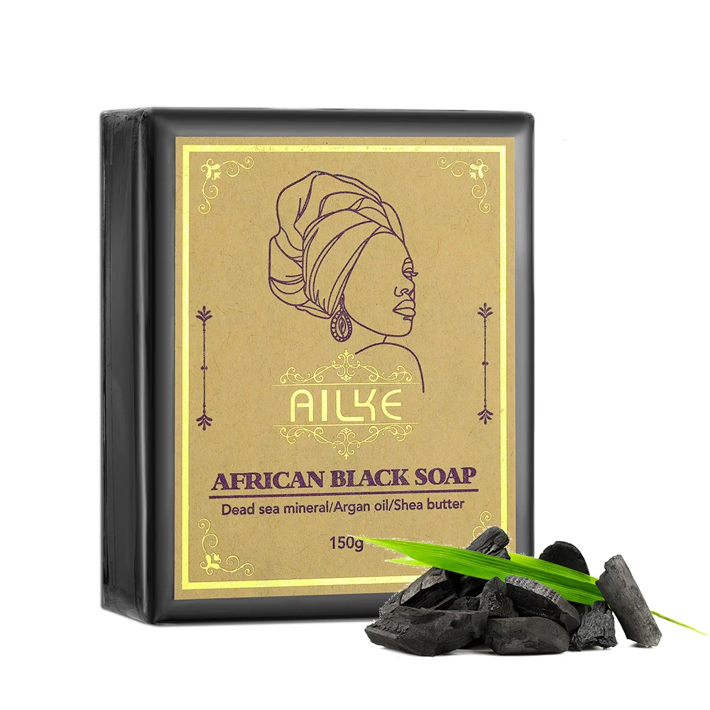 AILKE Skin Cleanser Moisturizing Soap For All Skin Types, With Bamboo Charcoal, For Men And Women, Nourishing Hydrating Skin